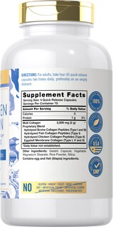 Foto 2 | Foto 2 | Cápsulas De Proteína De Colágeno Carlyle Multi, 2000 Mg, 300 Unidades - Venta Internacional.
