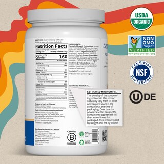 Foto 5 | Foto 5 | Galleta Cremosa De Vainilla Garden Of Life Con Proteína En Polvo 860 G - Venta Internacional.