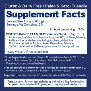 Foto 2 | Foto 2 | Chocolate En Polvo Supplement Bodyhealth Perfectamino, 30 Porciones - Venta Internacional.