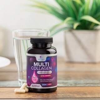 Foto 7 | Foto 7 | Píldoras De Colágeno Nature's Nutrition De Múltiples Tipos I, Ii, Iii, V - Venta Internacional.