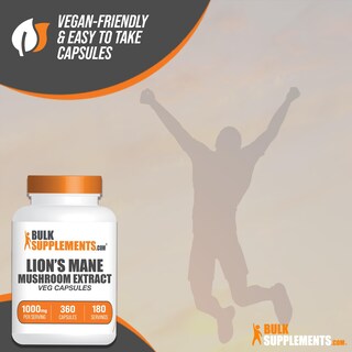 Foto 6 | Foto 6 | Suplemento Bulksupplements.com Lion's Mane Mushroom 360 Cápsulas - Venta Internacional.