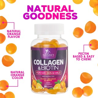 Foto 7 | Foto 7 | Gomitas De Colágeno Nature's Nutrition Con Biotina Extra Fuerte - Venta Internacional.