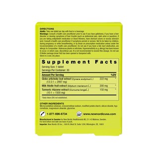 Foto 4 | Foto 4 | Suplemento New Nordic Active Liver Milk Thistle 30 Comprimidos - Venta Internacional.
