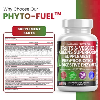 Foto 3 | Foto 3 | Supplement Clean Nutraceuticals, Frutas Y Verduras, 120 Cápsulas - Venta Internacional.