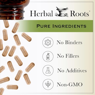 Foto 5 | Foto 5 | Suplemento Herbal Roots, Baya De Espino Blanco Orgánica, 1200 Mg, 60 Cápsulas - Venta Internacional.