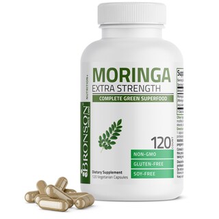 Foto 1 | Foto 1 | Suplemento Bronson Moringa Extra Strength, Cápsulas De 120 Unidades - Venta Internacional.