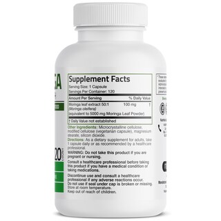 Foto 2 | Foto 2 | Suplemento Bronson Moringa Extra Strength, Cápsulas De 120 Unidades - Venta Internacional.