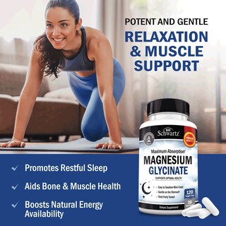 Foto 2 | Foto 2 | Cápsulas De Glicinato De Magnesio 500 Mg (120 Minicápsulas) Bioschwartz - Venta Internacional.