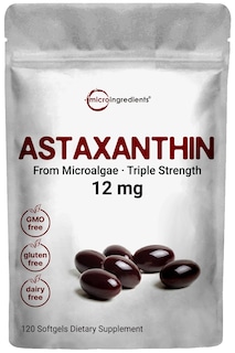 Foto 1 | Foto 1 | Suplemento: Microingredientes: Astaxantina, 12 Mg, 120 Cápsulas Blandas - Venta Internacional.