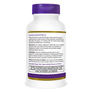 Foto 6 | Foto 6 | Suplemento En Cápsulas Blandas De Aceite De Pescado Del Siglo Xxi, 1000 Mg, 120 Unidades - Venta Internacional.