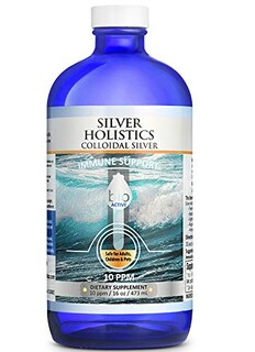 Foto 1 | Foto 1 | Botella De Vidrio Coloidal Liquid Silver Holistics De 473 Ml - Venta Internacional.