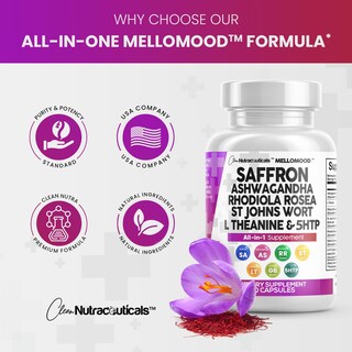 Foto 5 | Foto 5 | Suplementos Clean Nutraceuticals Mellomood Con 800 Mg De Azafrán - Venta Internacional.