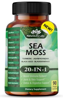 Foto 1 | Foto 1 | Suplemento Naturalife Labs Sea Moss 6000 Mg De Aceite De Semilla Negra 2500 Mg - Venta Internacional.