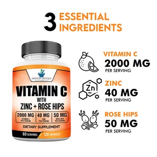 Foto 4 | Foto 4 | Suplemento American Standard Supplements De Vitamina C 2000 Mg - Venta Internacional.