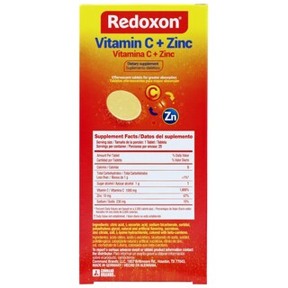 Foto 5 | Foto 5 | Suplemento Redoxon De Vitamina C Y Zinc, 20 Tabletas Efervescentes - Venta Internacional.
