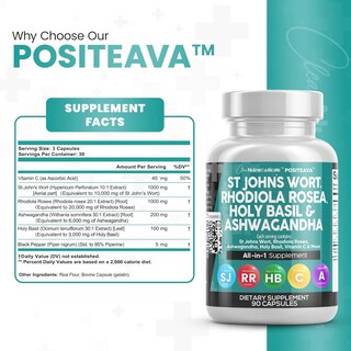 Foto 4 | Foto 4 | Supplement Clean Nutraceuticals Positeava Mood Support 90 Cápsulas - Venta Internacional.