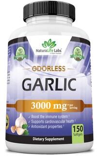 Foto 1 | Foto 1 | Suplemento Naturalife Labs De Ajo Puro Sin Olor, 3000 Mg, 150 Cápsulas Blandas - Venta Internacional.