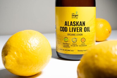 Foto 2 | Foto 2 | Aceite De Hígado De Bacalao On Target Living Alaskan 500 Ml Con Sabor A Limón - Venta Internacional.