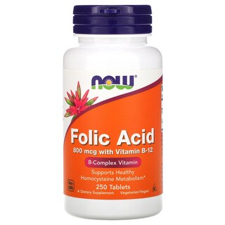 Foto 1 | Foto 1 | Ácido Fólico Now Folic Acid 250 Tabletas