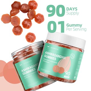 Foto 6 | Foto 6 | Suplemento Afxmate En Gomitas De Ashwagandha De 90 Unidades Para Mujeres - Venta Internacional.