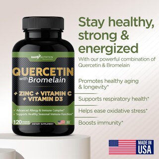Foto 4 | Foto 4 | Suplemento De Quercetina De Gade Nutrition 500 Mg Con Vitamina C Y Zinc - Venta Internacional.