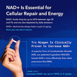 Foto 3 | Foto 3 | Suplemento Tru Niagen Pro Nad+ 1000 Mg Para Combatir El Envejecimiento, 30 Porciones - Venta Internacional.