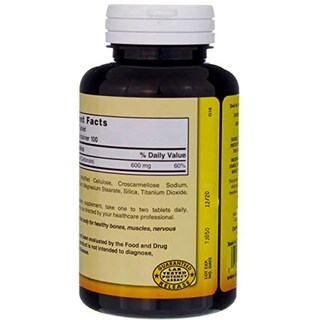 Foto 4 | Foto 4 | Suplemento Nature's Blend De Carbonato De Calcio Puro 600 Mg 100 Tabletas - Venta Internacional.