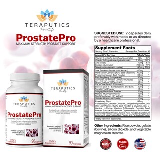 Foto 2 | Foto 2 | Suplemento Teraputics Prostatepro 90 Cápsulas Para Hombres - Venta Internacional.