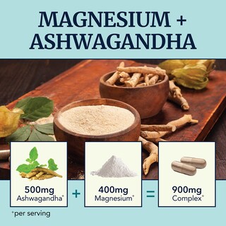 Foto 2 | Foto 2 | Suplemento Nobi Nutrition Magnesio Ashwagandha 120ct - Venta Internacional.