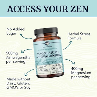 Foto 4 | Foto 4 | Suplemento Nobi Nutrition Magnesio Ashwagandha 120ct - Venta Internacional.