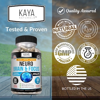 Foto 4 | Foto 4 | Suplemento Kaya Naturals Neuro Brain & Focus 60 Cápsulas - Venta Internacional.