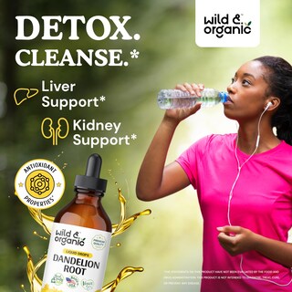 Foto 2 | Foto 2 | Limpiador De Hígado Con Diente De León Tincture Wild & Organic, 120 Ml - Venta Internacional.