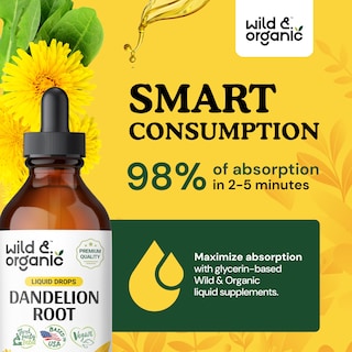 Foto 4 | Foto 4 | Limpiador De Hígado Con Diente De León Tincture Wild & Organic, 120 Ml - Venta Internacional.