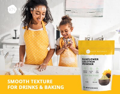 Foto 5 | Foto 5 | Lecitina De Girasol En Polvo Kate Naturals Para Hornear 350 Ml - Venta Internacional.