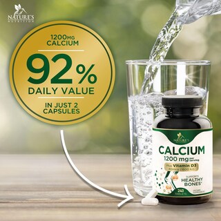 Foto 5 | Foto 5 | Suplemento De Calcio Nature's Nutrition 1200 Mg Con Vitamina D3 - Venta Internacional.