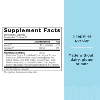 Foto 2 | Foto 2 | Suplemento De Magnesio De Ancient Nutrition 300 Mg Con Vitamina D 90 Cápsulas - Venta Internacional.