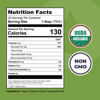 Foto 2 | Foto 2 | Aceite Mct Left Coast Performance Organic 473 Ml - Venta Internacional.