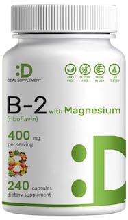 Foto 1 | Foto 1 | Suplemento, Oferta, Vitamina B2, Riboflavina, 400 Mg, 240 Cápsulas - Venta Internacional.