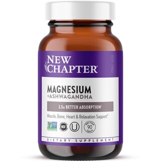 Foto 1 | Foto 1 | Suplemento New Chapter Magnesio + Ashwagandha 325 Mg 90 Unidades - Venta Internacional.