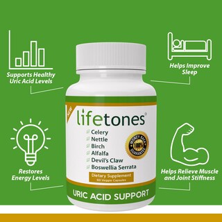 Foto 3 | Foto 3 | Supplement Life Tones Uric Acid Support 60 Cápsulas - Venta Internacional.