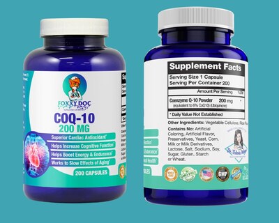 Foto 2 | Foto 2 | Suplemento Dr. Valerie Nelson Coq10 200 Mg 200 Cápsulas - Venta Internacional.