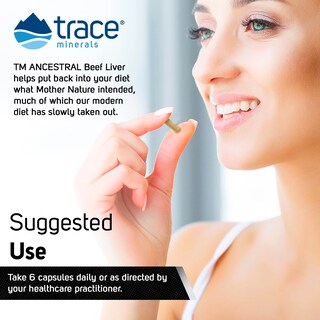 Foto 4 | Foto 4 | Suplemento Trace Minerals Ancestral Beef Hígado 180 Cápsulas - Venta Internacional.