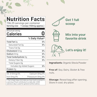 Foto 2 | Foto 2 | Microingredientes De Stevia En Polvo, 120 Ml, 706 Porciones, 0 Calorías - Venta Internacional.