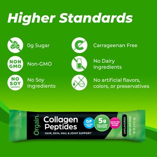 Foto 5 | Foto 5 | Suplemento De Péptidos De Colágeno Orgain Hydrolized, 5 G, Paquete De 25 - Venta Internacional.