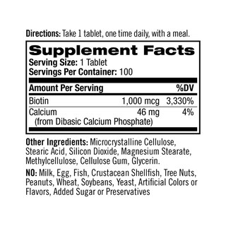 Foto 4 | Foto 4 | Biotina Natrol 100 Tabletas de 10000mcg