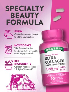 Foto 5 | Foto 5 | Suplemento De Péptidos De Colágeno Nature's Truth 90 Cápsulas - Venta Internacional.
