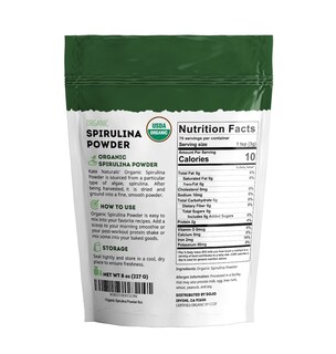 Foto 7 | Foto 7 | Espirulina En Polvo Kate Naturals Organic 240 Ml Para Apoyo Inmunológico - Venta Internacional.