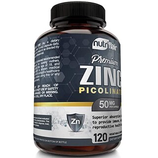Foto 4 | Foto 4 | Suplemento De Zinc Nutriflair Picolinato De Zinc 50 Mg 120 Cápsulas - Venta Internacional.