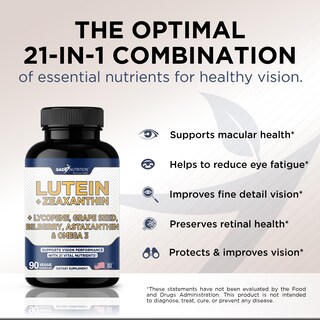 Foto 3 | Foto 3 | Supplement Gade Nutrition: Luteína Y Zeaxantina Para La Salud Ocular - Venta Internacional.