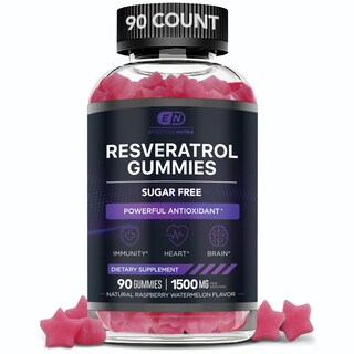 Foto 1 | Foto 1 | Suplemento Efectivo: Gomitas De Resveratrol Nutra, 1500 Mg, 90 Unidades - Venta Internacional.